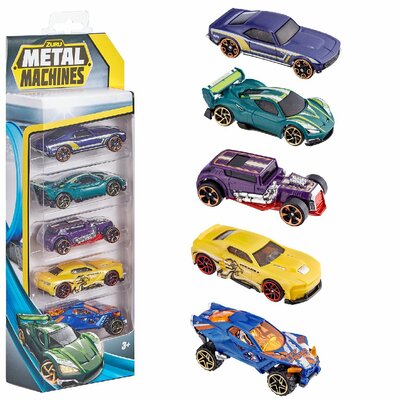 Metal Machine Cars Set 5 dlg